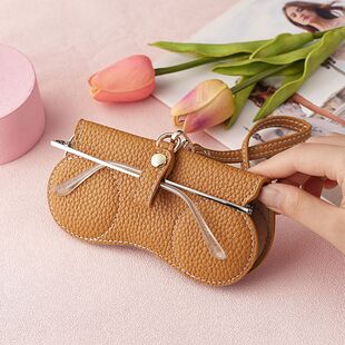 车载眼镜盒女眼镜袋抗压便携太阳眼镜包ins风设计感轻便小众简约