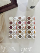 全色公开 甲油胶裸透色显白光疗甲油胶肌肤色鸭子胶 gel罐装