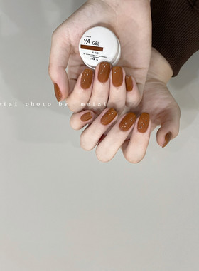 YA gel N-075罐装甲油胶 显白光疗甲油胶 5g鸭子胶