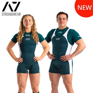 A7举重服翡翠力量举专用比赛服IPF男女皆宜深蹲卧推硬拉健力