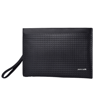 皮尔卡丹男士手包真皮信封包休闲男款软牛皮手拿包时尚手抓包夹包