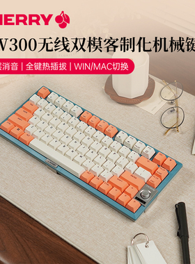 CHERRY NewVintage键盘 KW300MX双模无线客制化机械键盘办公游戏
