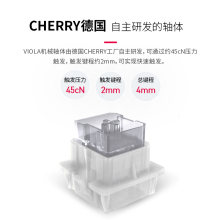 CHERRY樱桃MV3.0电竞游戏RGB机械键盘VIOLA轴体电脑办公专用