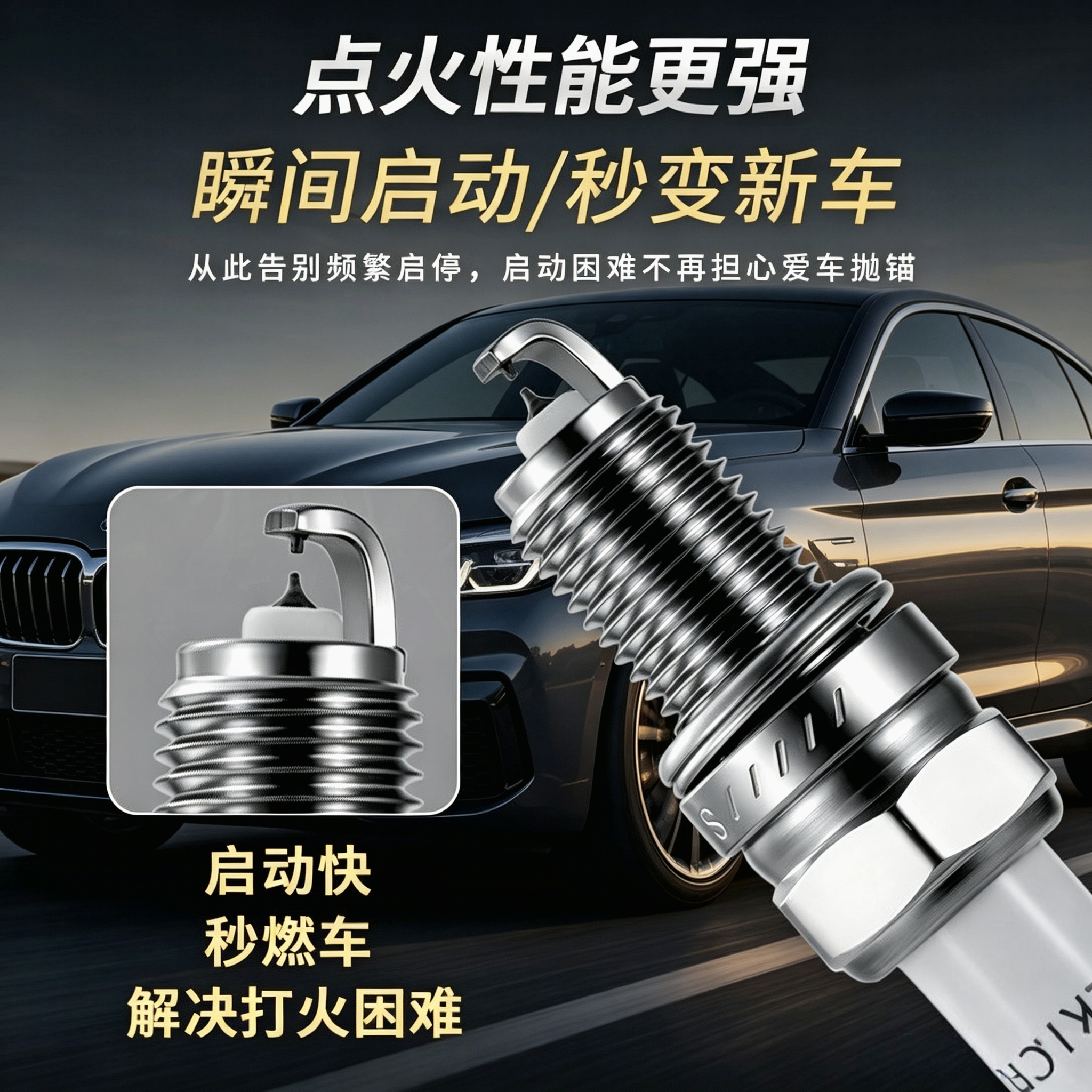 适配东风小康火花塞双铱金K05 K02 K01K06 K50 K07S K17V27K3火嘴