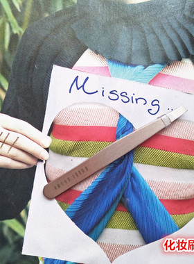 BB波比斜头眉毛夹 修眉 眉夹镊子 斜口不锈钢