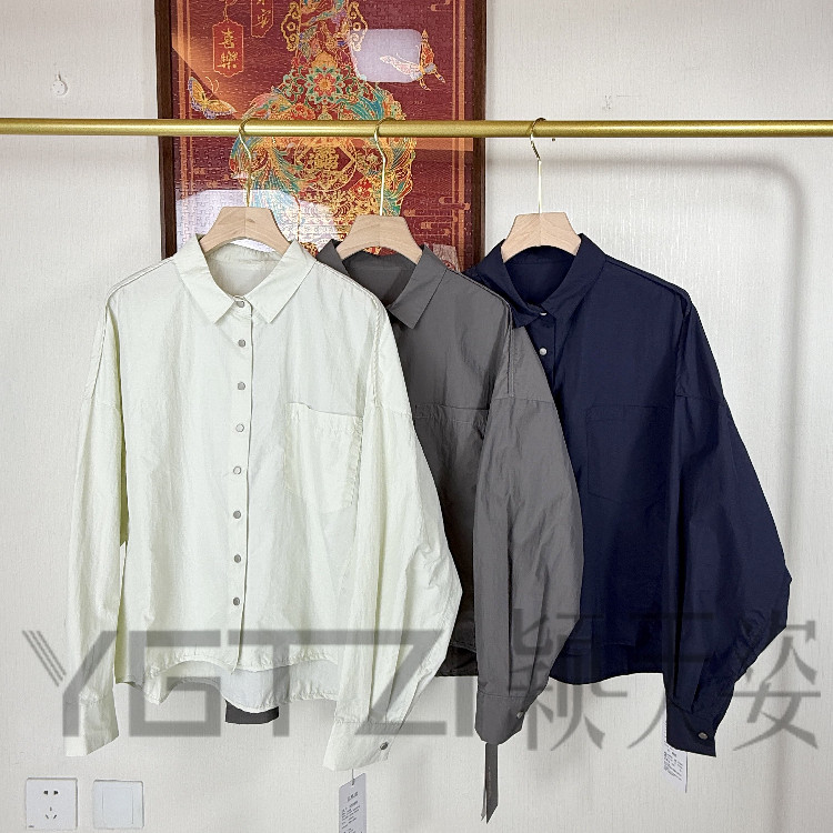 菲玛掂251081新款2025春季正品时尚休闲宽松显瘦长袖衬衫女上衣