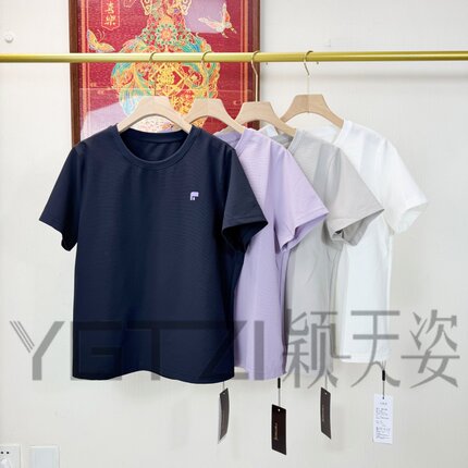菲玛掂261139正品2026夏季新款时尚休闲显瘦套头圆领T恤女装上衣