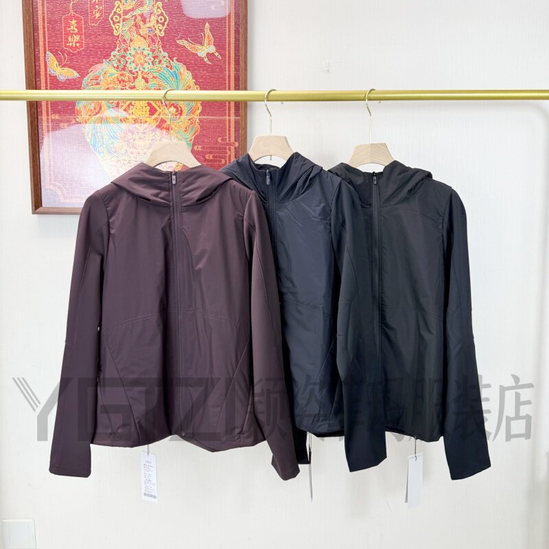 菲玛掂秋冬轻薄连帽显瘦女棉服