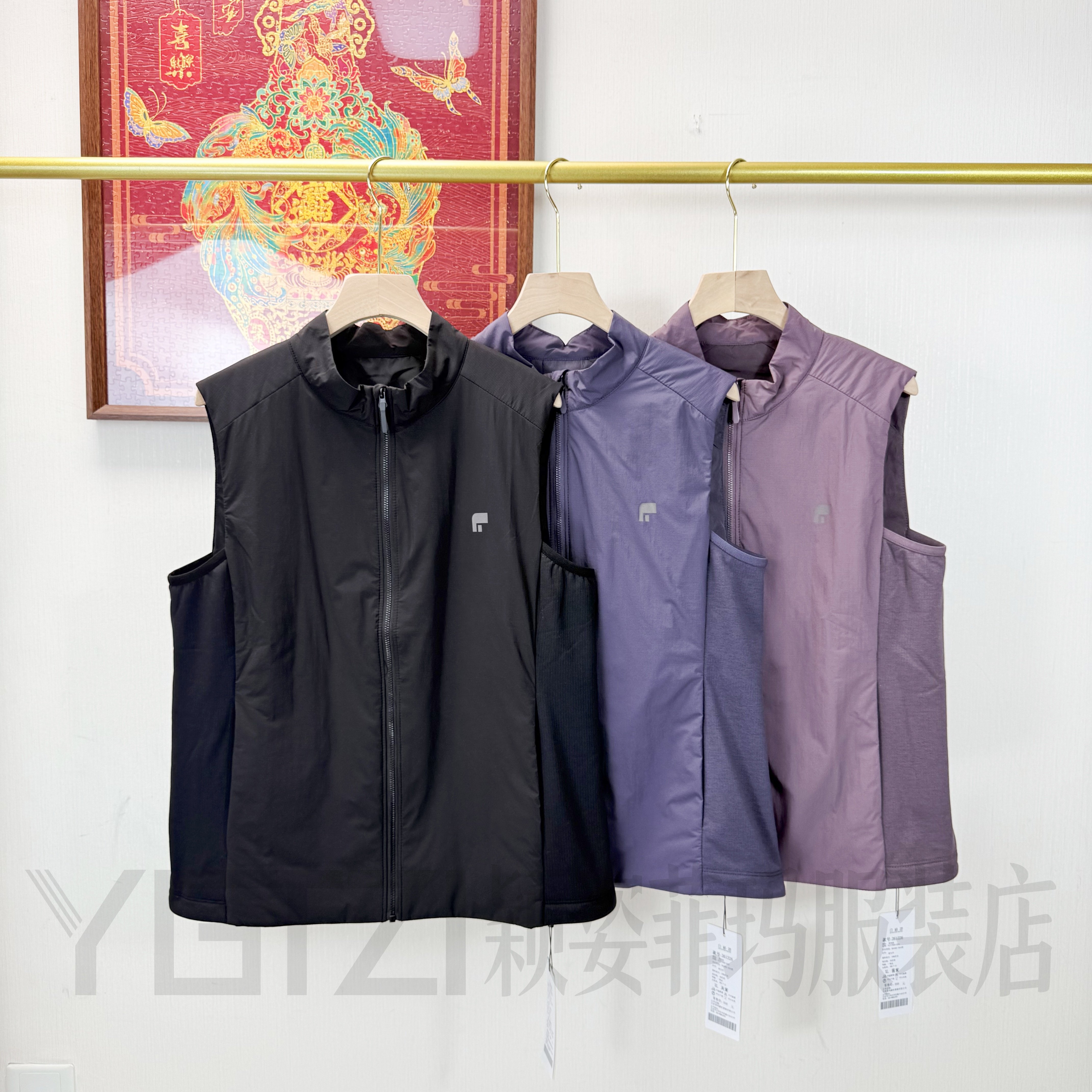 菲玛掂秋冬加棉立领显瘦女马甲