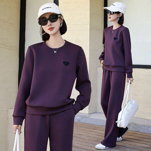 维奈菲空气层春季拼接两件套新款