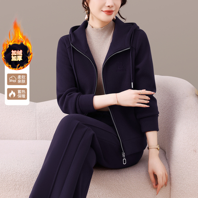 高级感运动服休闲卫衣洋气两件套