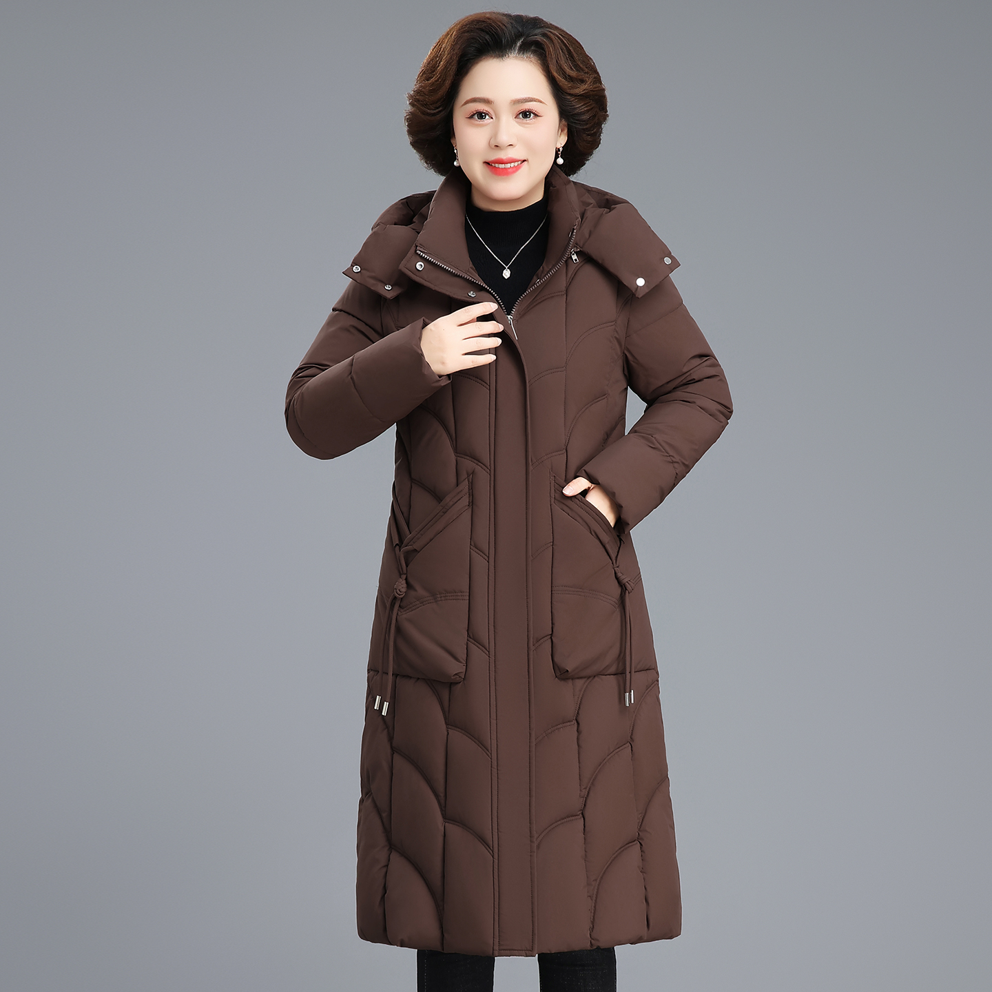 中年妈妈秋冬外套女2025新款洋气