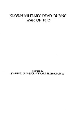 【预售】Known Military Dead During the War of 1812