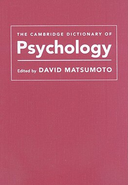 【预售】The Cambridge Dictionary of Psychology