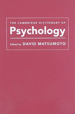【预售】The Cambridge Dictionary of Psychology