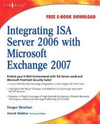 【预售】Integrating ISA Server 2006 with Microsoft Exchange