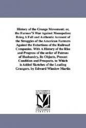 【预售】History of the Grange Movement; Or, the Farmer's War