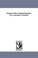 Nathaniel and Silas REV. Memoirs 预售 Kendrick