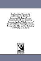 【预售】The American Commercial Arithmetic, for the Use of
