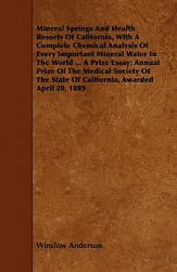 【预售】Mineral Springs and Health Resorts of California,