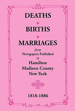 【预售】Deaths, Births, Marriages from Newspapers Published