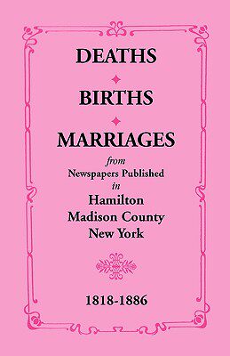 【预售】Deaths, Births, Marriages from Newspapers Published