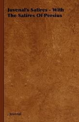 【预售】Juvenal's Satires - With the Satires of Persius