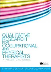 【预售】Qualitative Research For Occupational And Physical