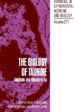 【预售】The Biology of Taurine: Methods and Mechanisms