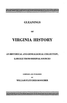 【预售】Gleanings of Virginia History