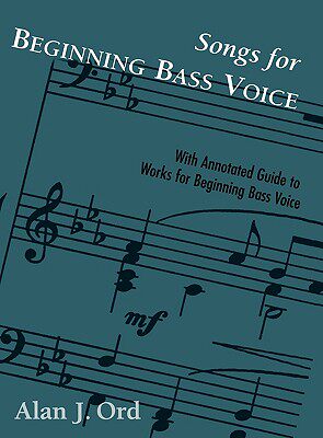 【预售】Songs for Beginning Bass Voice: With Annotated Guide