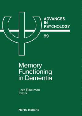 【预售】Advances in Psychology V89