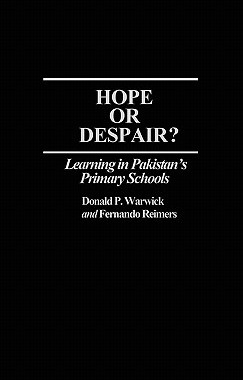 【预售】Hope or Despair?: Learning in Pakistan's Primary