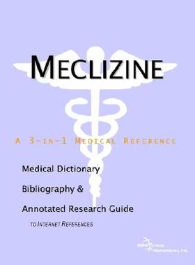 【预售】Meclizine - A Medical Dictionary, Bibliography, and