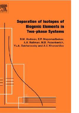 【预售】Separation of Isotopes of Biogenic Elements in