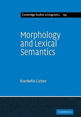 【预售】Morphology and Lexical Semantics