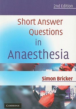 【预售】Short Answer Questions in Anaesthesia: An Approach