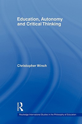 【预售】Education, Autonomy and Critical Thinking