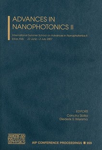 Nanophotonics Summer International 预售 Advances