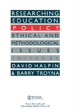 【预售】Researching Education Policy: Ethical and