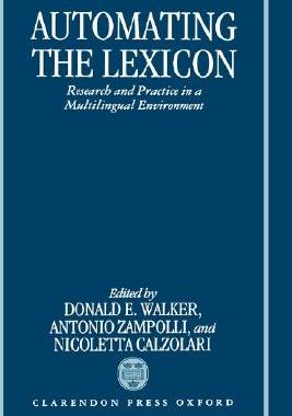 【预售】Automating the Lexicon: Research and Practice in a