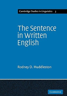 【预售】The Sentence in Written English: A Syntactic Study