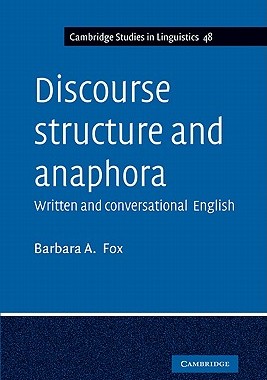【预售】Discourse Structure and Anaphora: Written and
