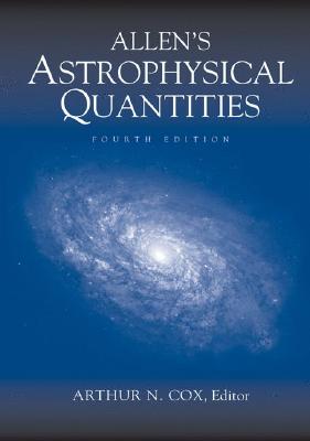 【预售】Allen's Astrophysical Quantities