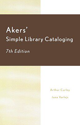【预售】Akers' Simple Library Cataloging