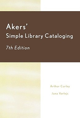 【预售】Akers' Simple Library Cataloging