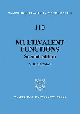【预售】Multivalent Functions