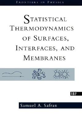 【预售】Statistical Thermodynamics of Surfaces, Interfaces