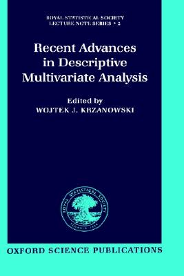 【预售】Recent Advances in Descriptive Multivariate