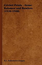 【预售】Cricket Prints -Some Batsmen and Bowlers (1920-1940)